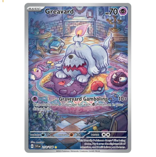 Pokemon TCG Greavard Scarlet & Violet 214/198