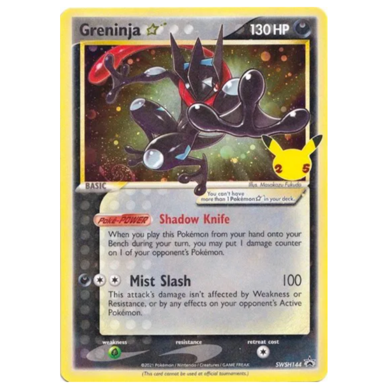 Pokemon TCG Greninja Star Sword & Shield Promo SWSH144
