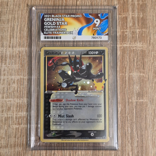 Pokemon TCG Greninja Star Sword & Shield Promo SWSH144 (Ace 9)