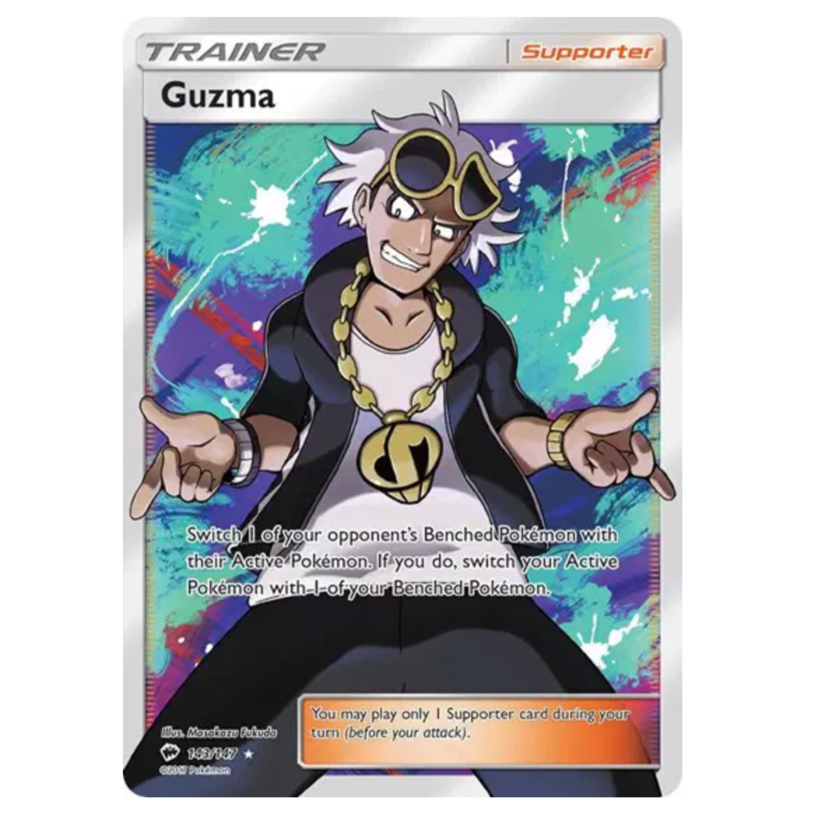 Pokemon TCG Guzma Burning Shadows 143/147