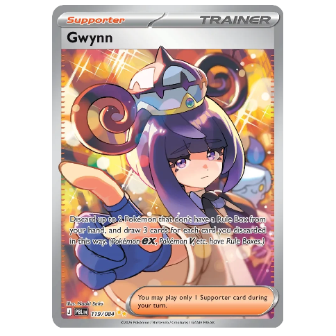 Pokemon TCG Gwynn Pitch Black 119/084