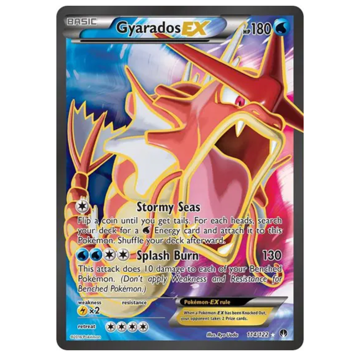 Pokemon TCG Gyarados EX BREAKpoint 114/122