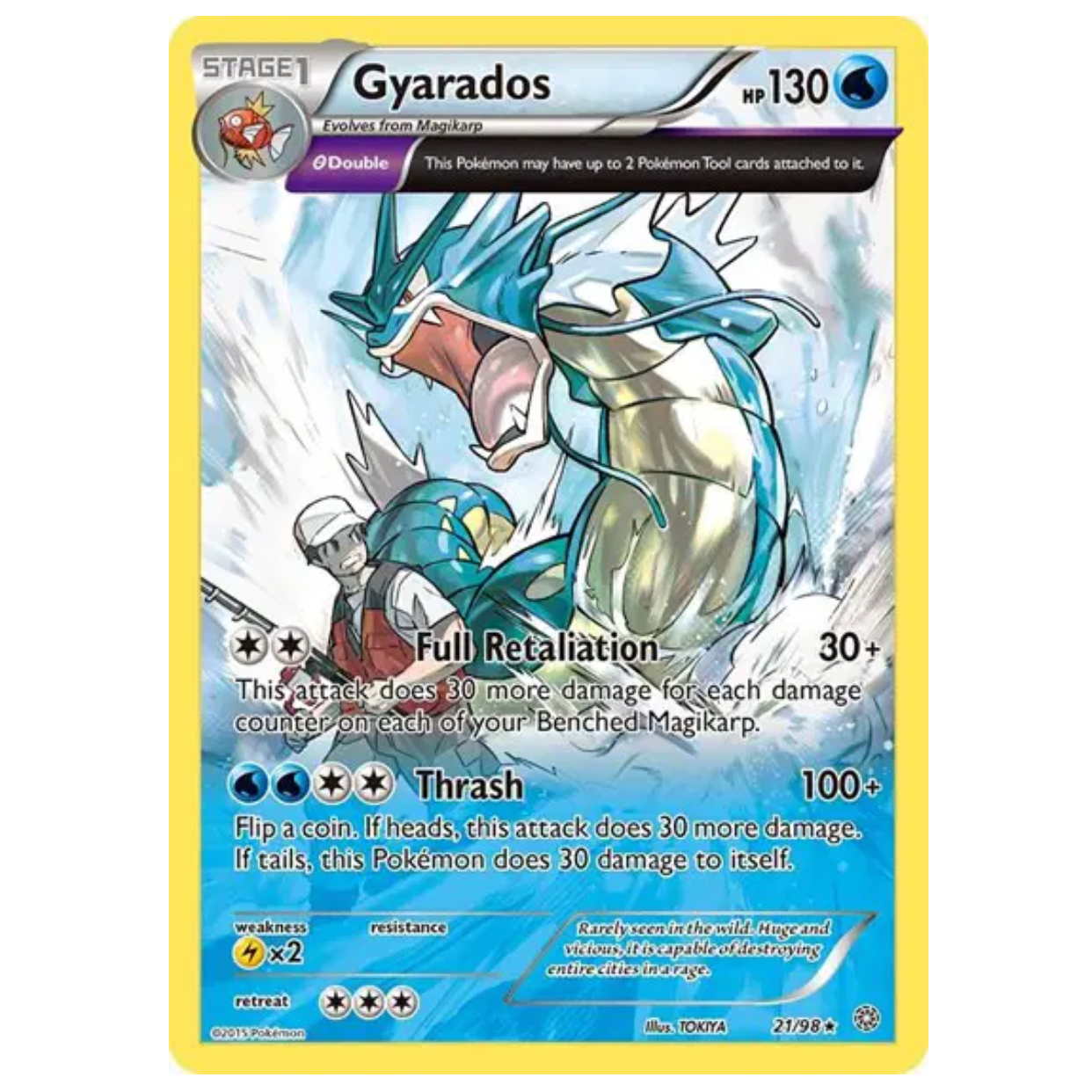 Pokemon TCG Gyarados *Holo* Ancient Origins 21/98