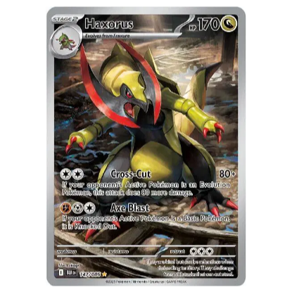 Pokemon TCG Haxorus Black Bolt 147/086