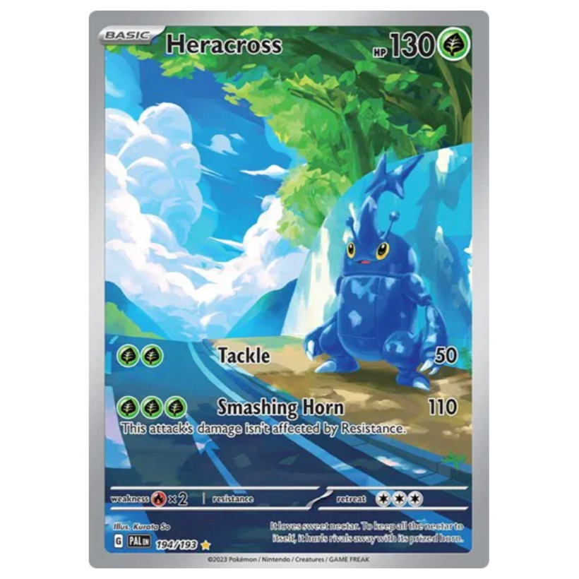 Pokemon TCG Heracross Paldea Evolved 194/193