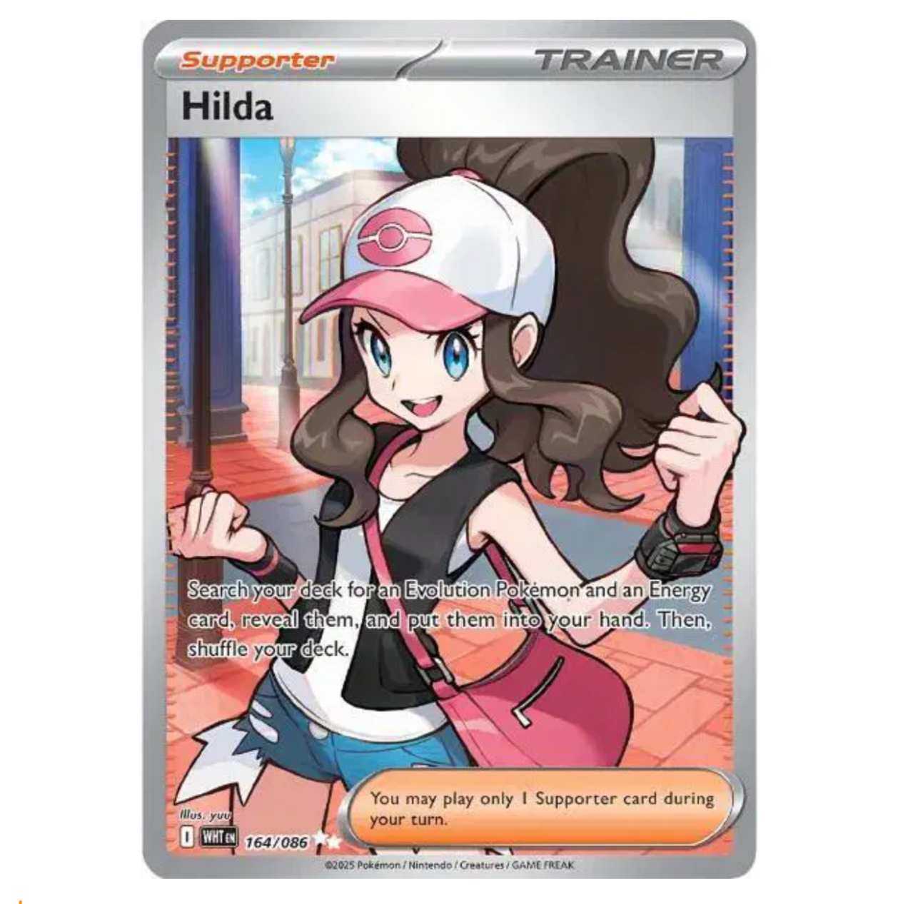 Pokemon TCG Hilda White Flare 164/086 