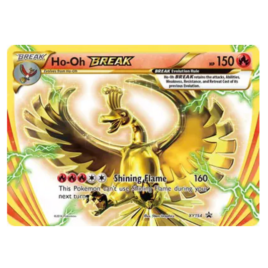 Pokemon TCG Ho-Oh BREAK Promo XY154