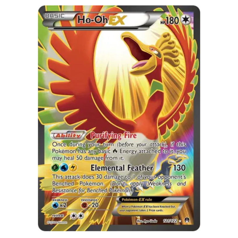 Pokemon TCG Ho-Oh EX BREAKpoint 121/122