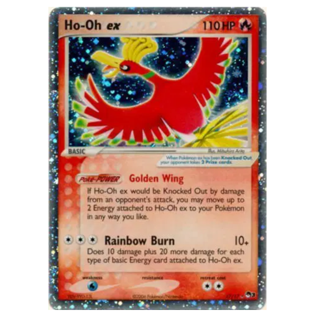 Pokemon TCG Ho-Oh Pop Series 3 17/17
