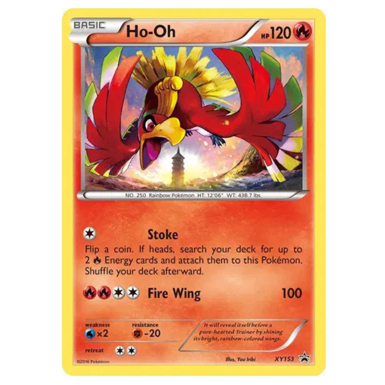 Pokemon TCG Ho-Oh Promo XY153