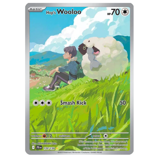 Pokemon TCG Hop’s Wooloo Journey Together 170/159