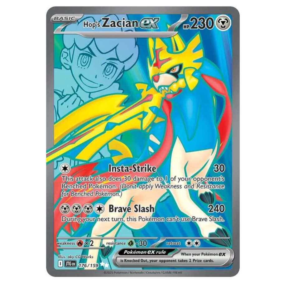 Pokemon TCG Hop’s Zacian ex Journey Together 176/159
