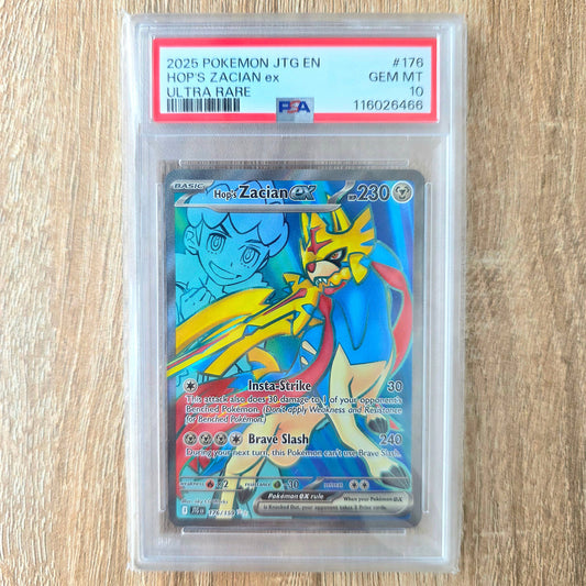 Pokemon TCG Hop’s Zacian ex Journey Together 176/159 (PSA 10)