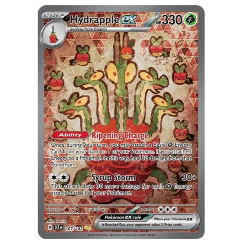 Pokemon TCG Hydrapple ex Stellar Crown 167/142