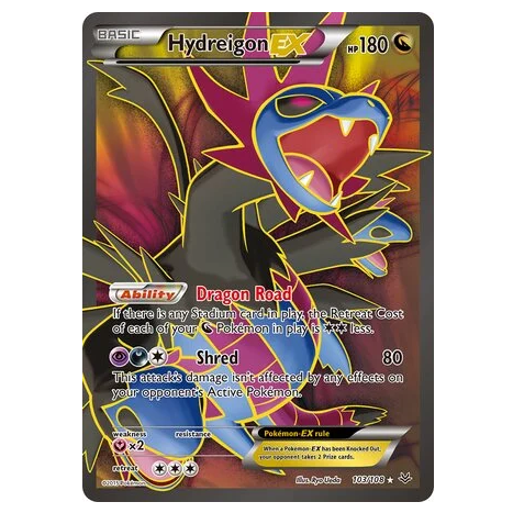 Pokemon TCG Hydreigon EX Roaring Skies 103/108