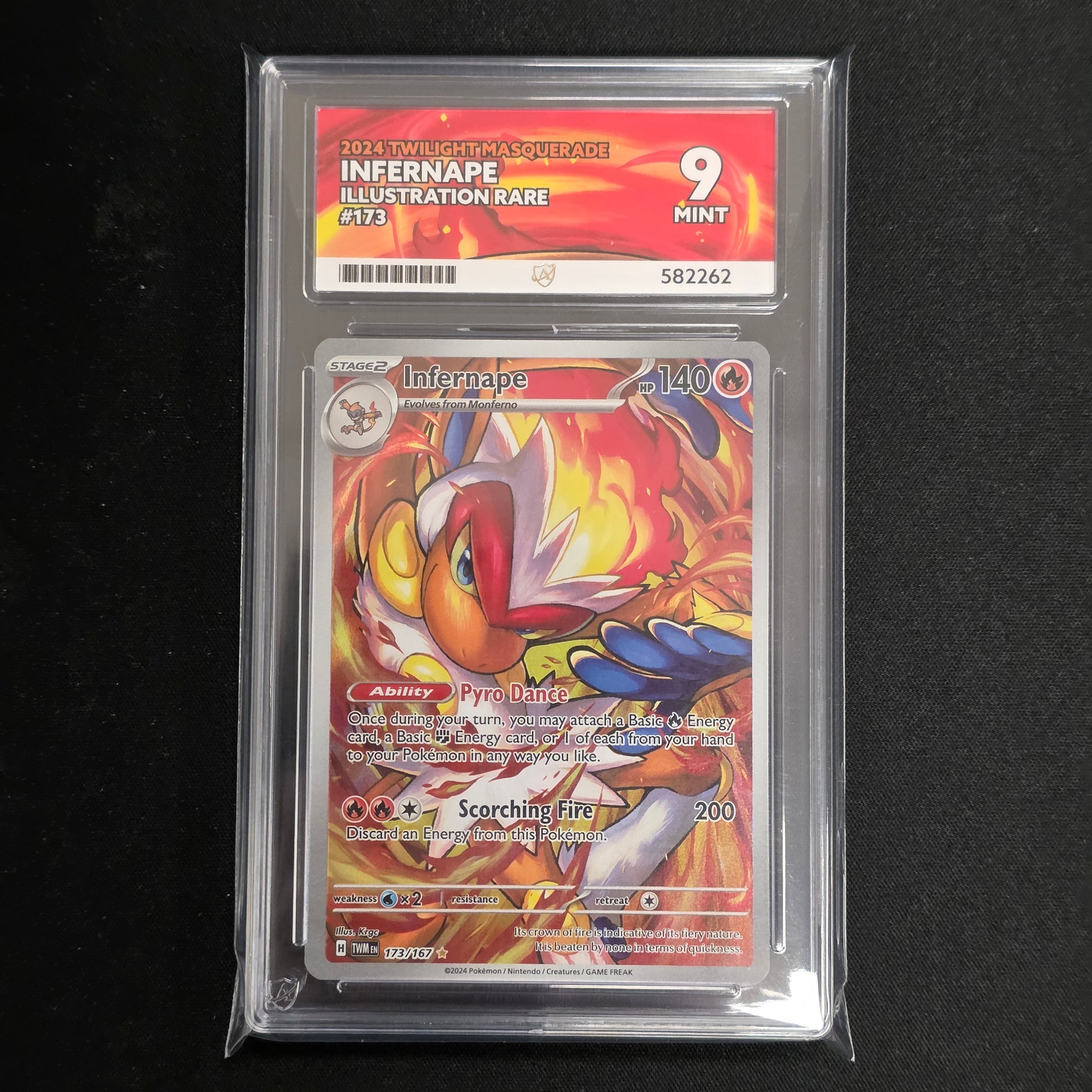 Pokemon TCG Infernape Twilight Masquerade 173/167 (Ace 9)