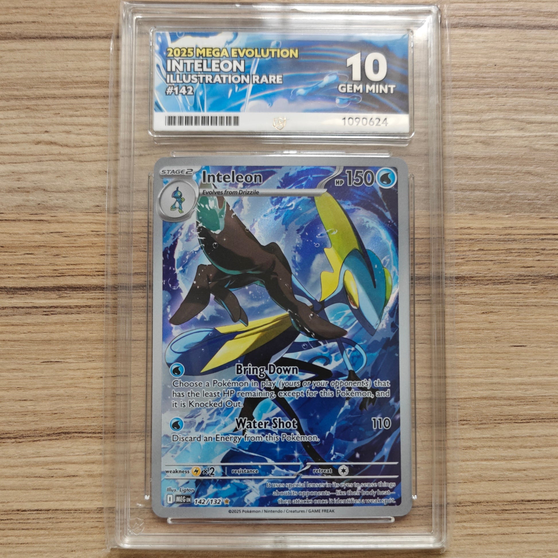 Pokemon TCG Inteleon Mega Evolution 142/132 (ACE 10)