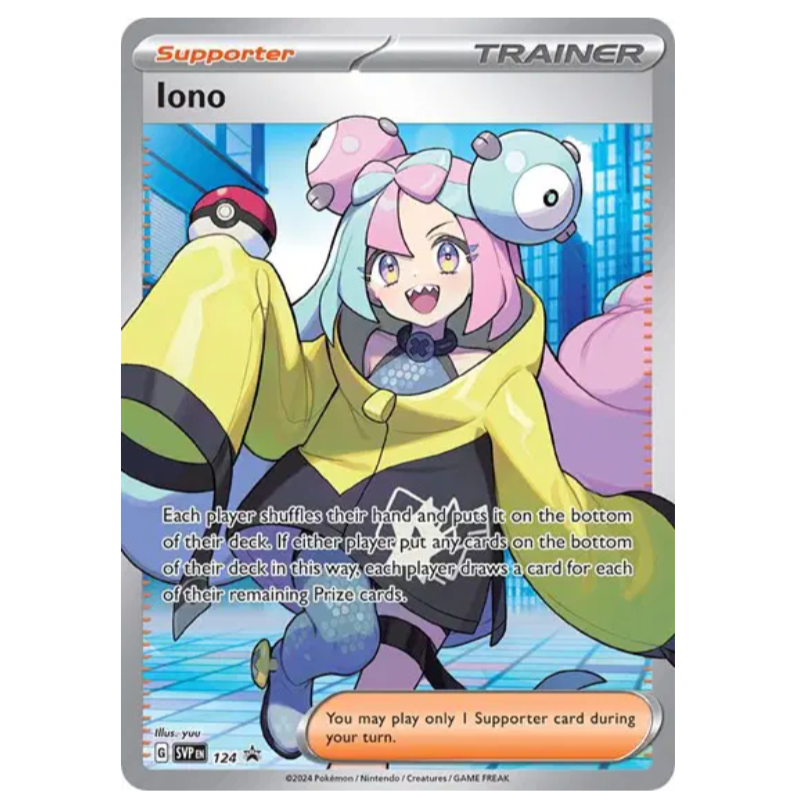 Pokemon TCG Iono Promo 124