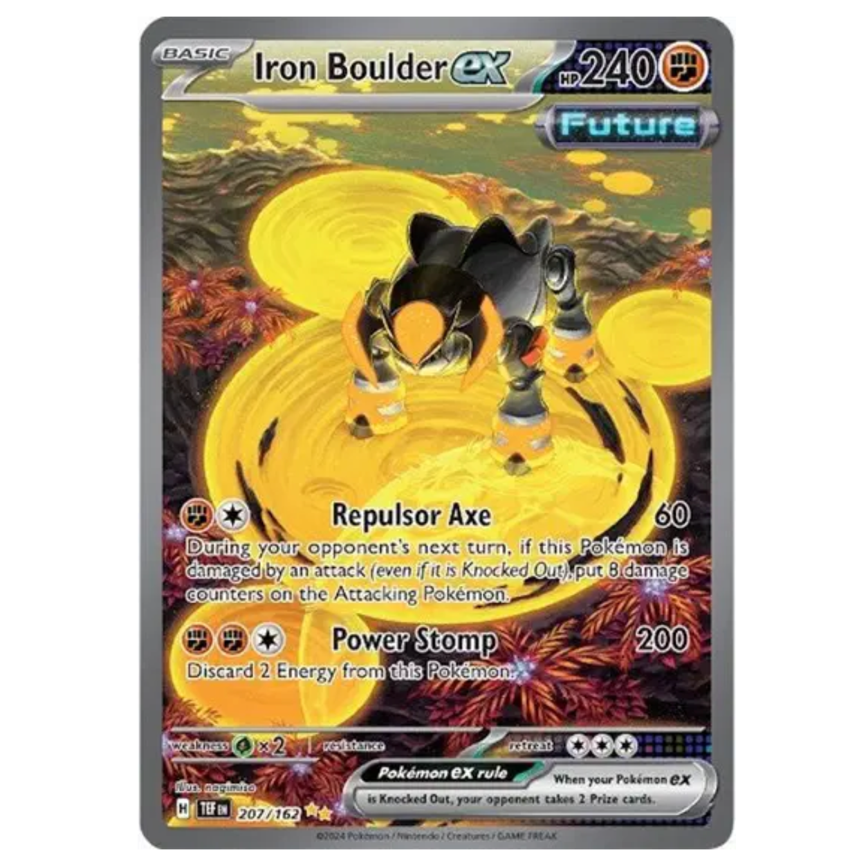 Pokemon TCG Iron Boulder ex Temporal Forces 207/162