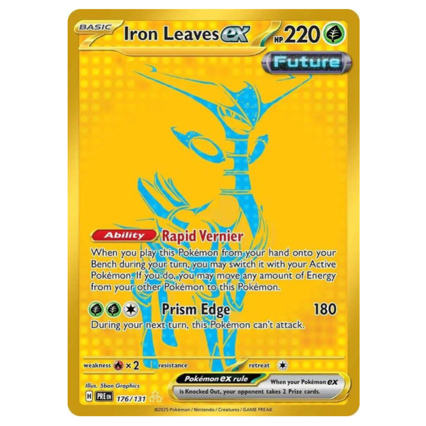 Pokemon TCG Iron Leaves ex Prismatic Evolutions 176/131