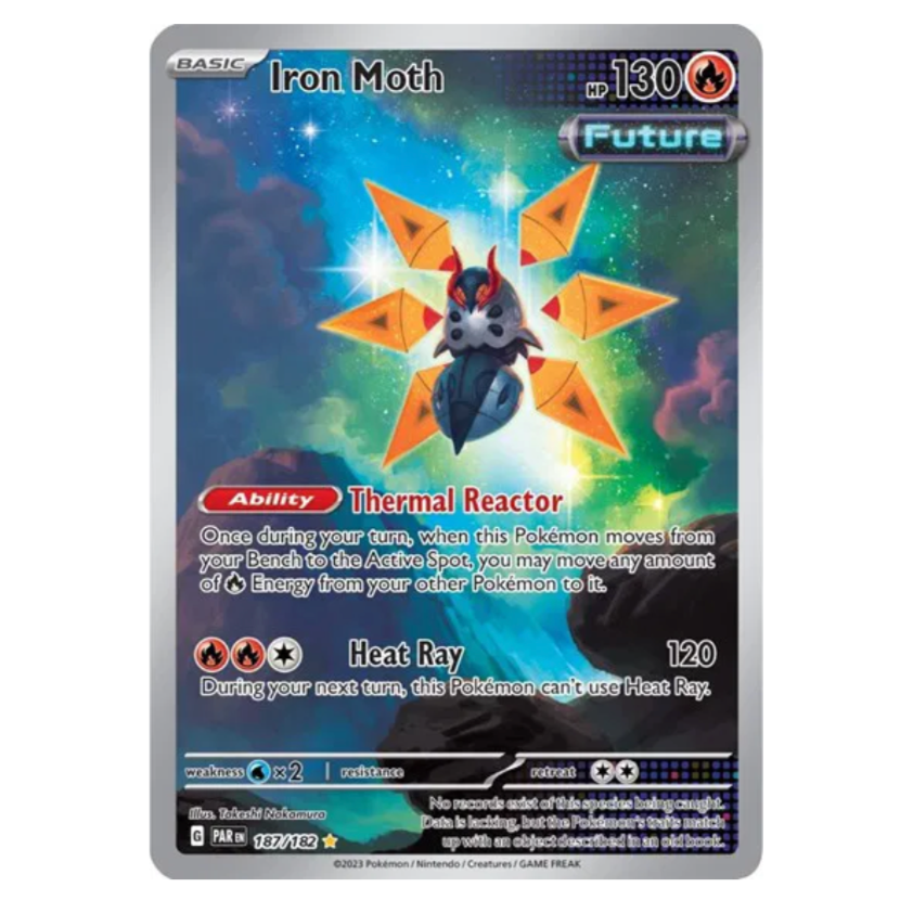 Pokemon TCG Iron Moth Paradox Rift 187/182