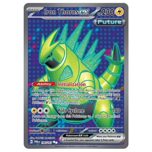 Pokemon TCG Iron Thorns ex Twilight Masquerade 196/167