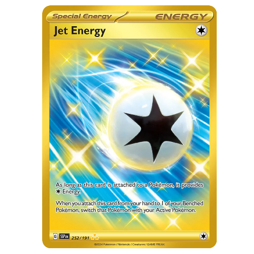 Pokemon TCG Jet Energy Surging Sparks 252/191