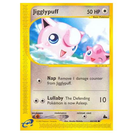 Pokemon TCG Jigglypuff *Reverse Holo* Skyridge 68/144 