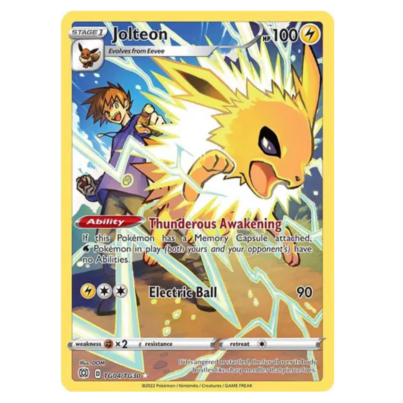 Pokemon TCG Jolteon Brilliant Stars TG04/TG30