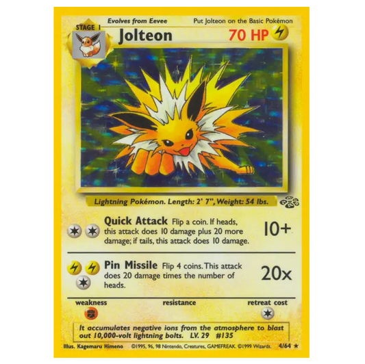 Pokemon TCG Jolteon Jungle 4/64