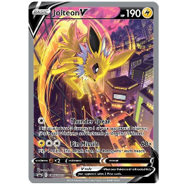Pokemon TCG Jolteon V Sword & Shield Promo SWSH183