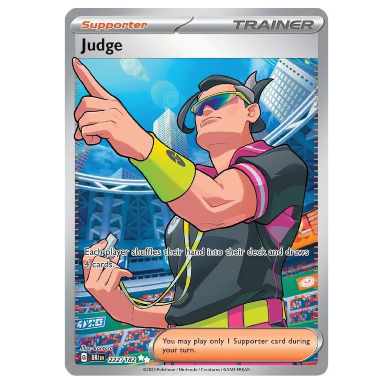 Pokemon TCG Judge Destined Rivals 222/182 