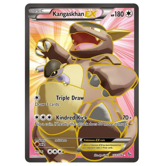 Pokemon TCG Kangaskhan EX Flashfire 103/106