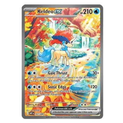 Pokemon TCG Keldeo ex White Flare 167/086