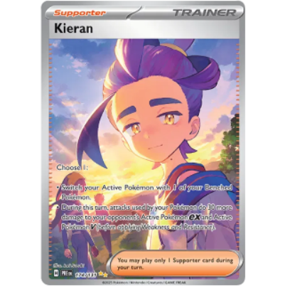 Pokemon TCG Kieran Prismatic Evolution 174/131