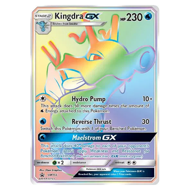 Pokemon TCG Kingdra GX Sun & Moon Promo SM155