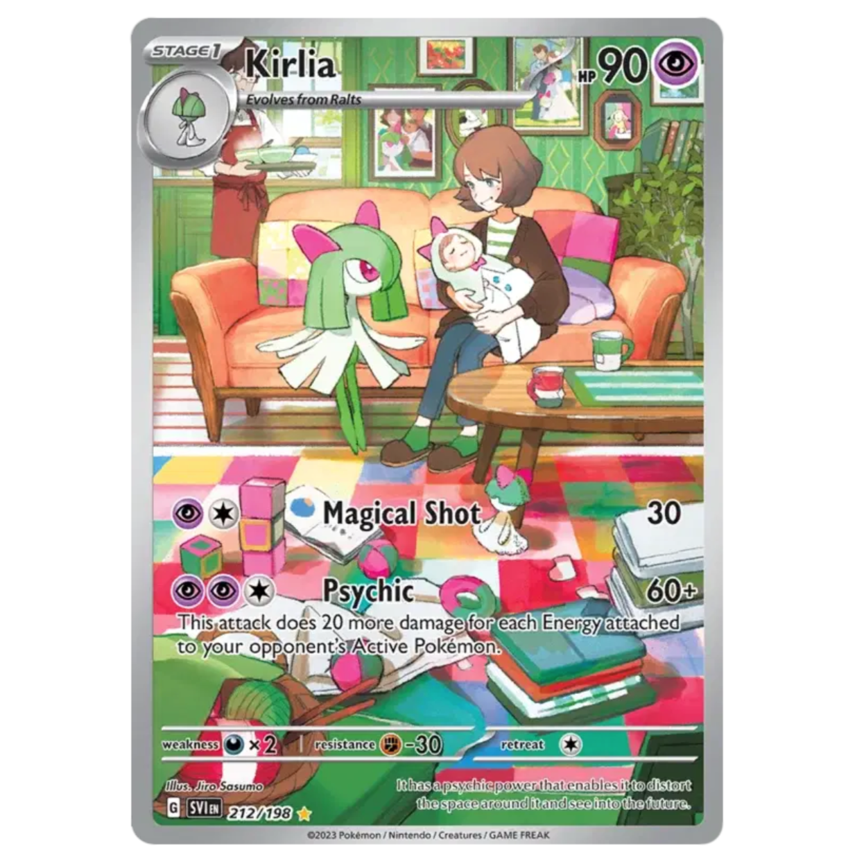 Pokemon TCG Kirlia Scarlet Violet Base 212/198