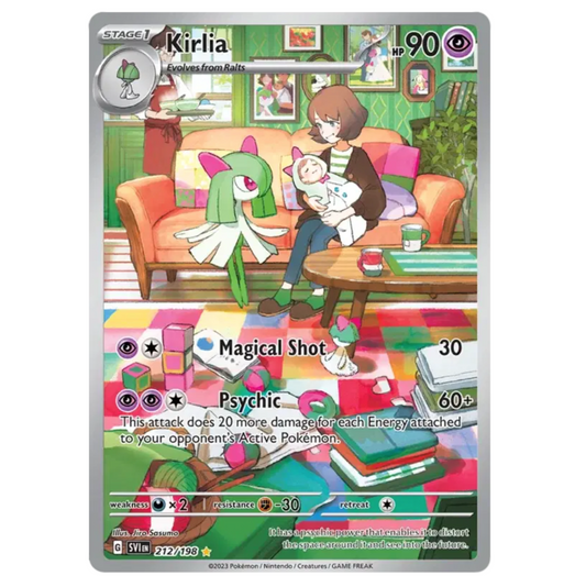 Pokemon TCG Kirlia Scarlet Violet Base 212/198