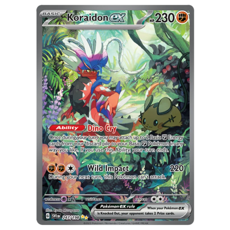 Pokemon TCG Koraidon ex Scarlet & Violet 247/198