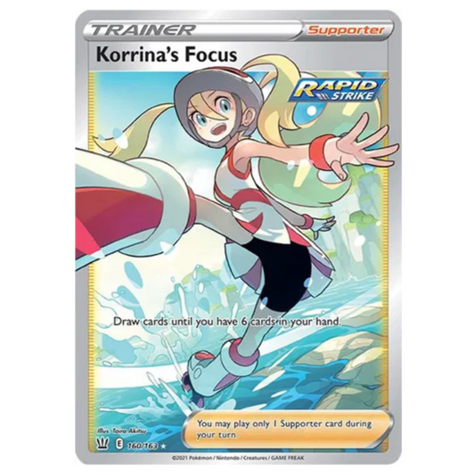 Pokemon TCG Korrinas Focus Battle Styles 160/163
