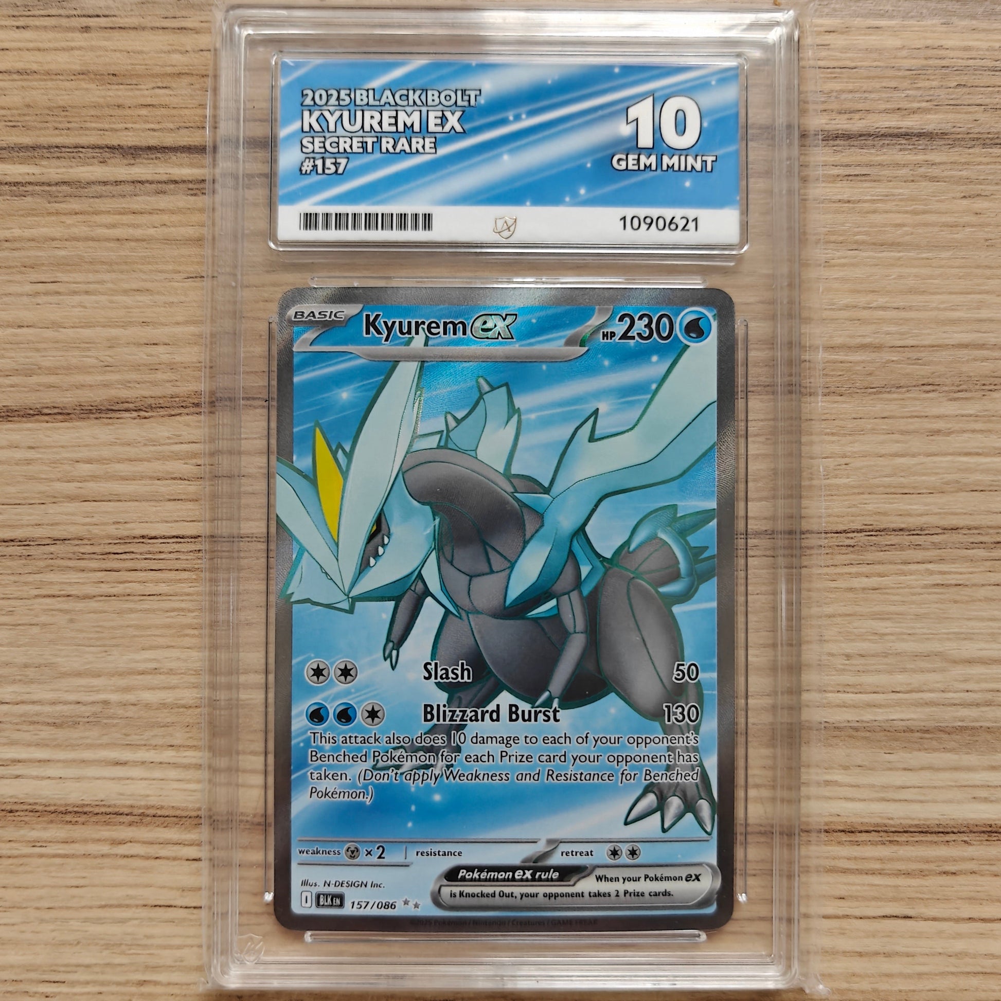Pokemon TCG Kyurem EX Black Bolt 157/086 (ACE 10)