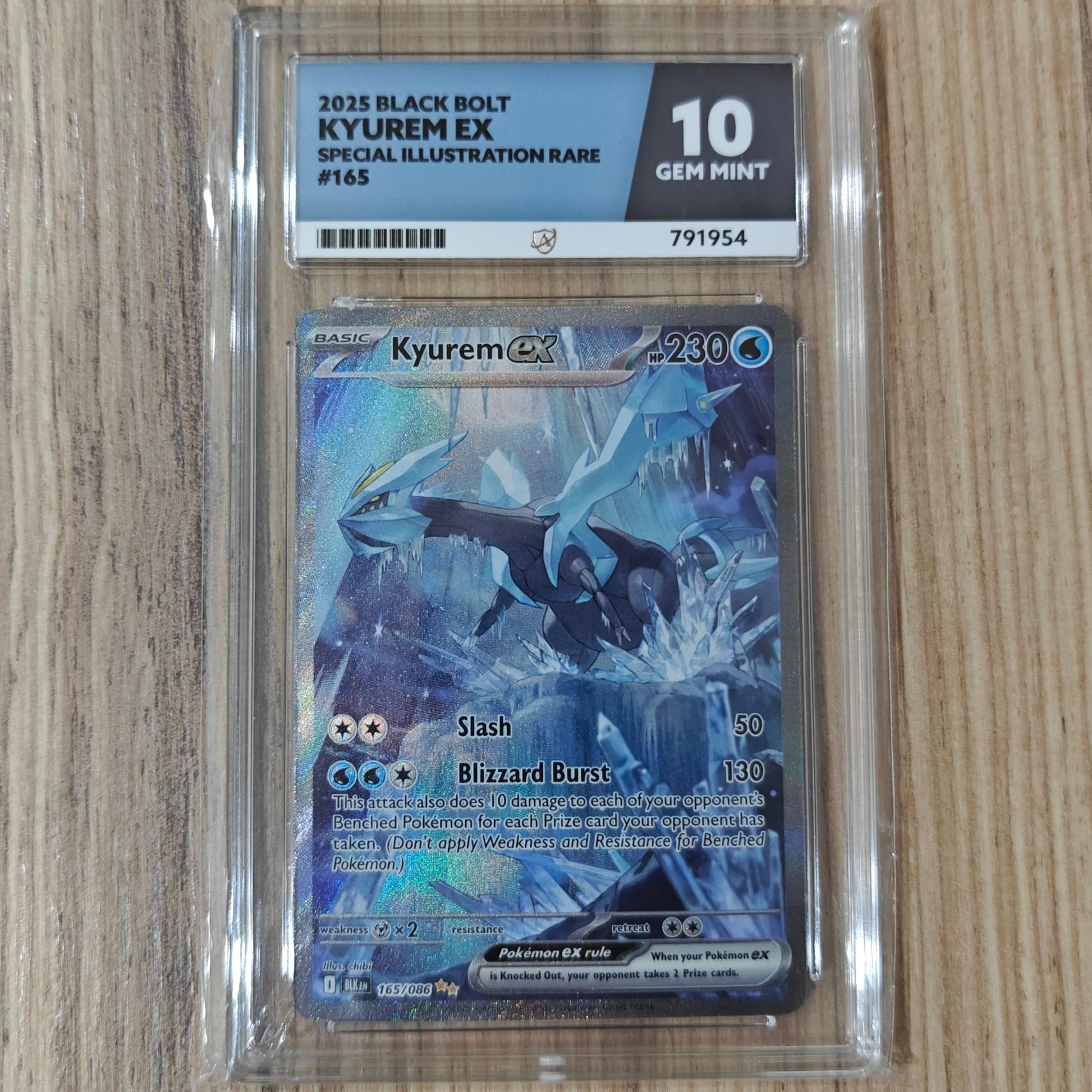 Pokemon TCG Kyurem EX Black Bolt 165/086 (ACE 10)