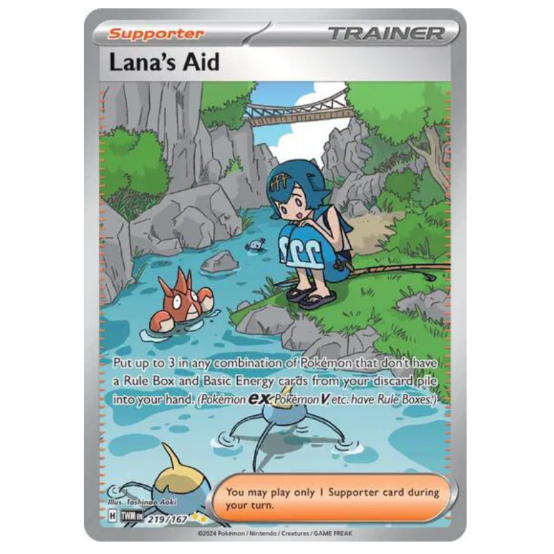 Pokemon TCG Lanas Aid Twilight Masquerade 219/167