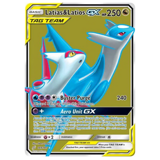 Pokemon TCG Latias & Latios GX Team Up 169/181