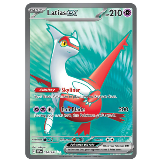 Pokemon TCG Latias ex Surging Sparks 220/191
