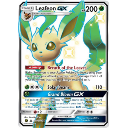 Pokemon TCG Leafeon GX Hidden Fates SV46/SV94 