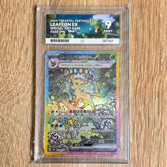 Pokemon TCG Leafeon ex Terastal Festival  200/187 (Japanese) (Ace 9)