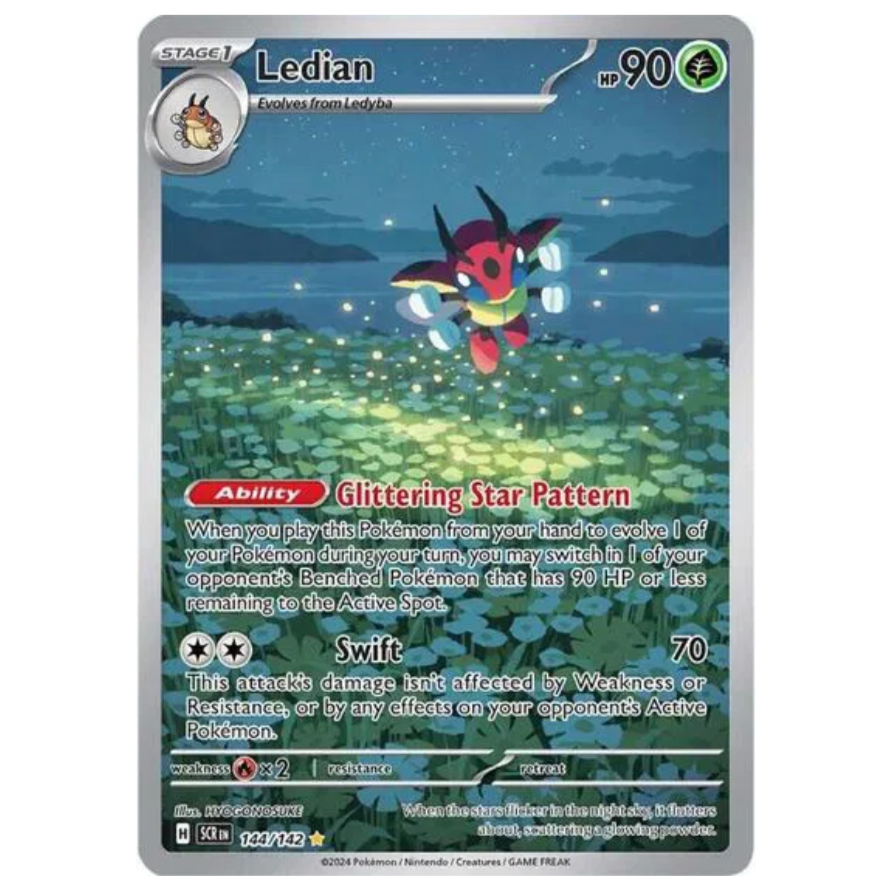 Pokemon TCG Ledian Stellar Crown 144/142