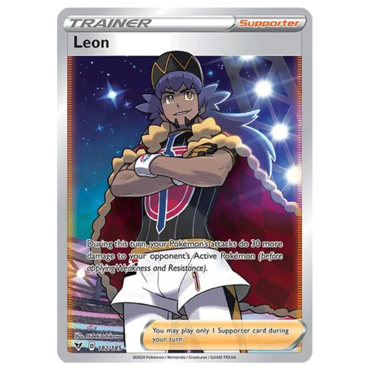 Pokemon TCG Leon Vivid Voltage 182/185