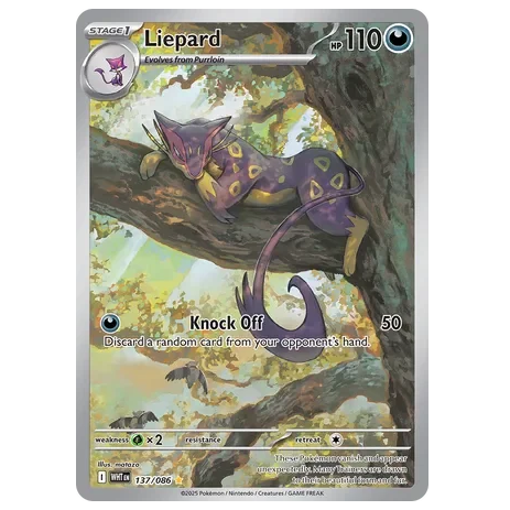 Pokemon TCG Liepard White Flare 137/086